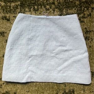 Textured icy blue Topshop miniskirt!